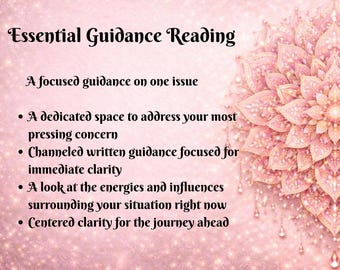 Essential Guidance Reading