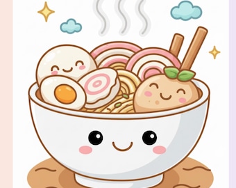 かわいい食べ物ぬりえ（子供向け）｜かわいい食べ物キャラクターのぬりえ8枚｜対象年齢：3～7歳