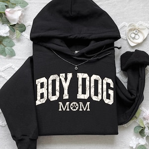 Felpa con cappuccio per mamma di cane, regalo per amante dei cani, girocollo, abbigliamento per genitori di cuccioli, madre