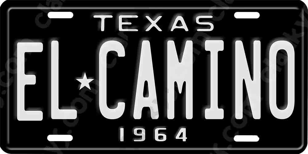 Aplicación personalizada Texas Negro 12x6 Placa de licencia Etsy