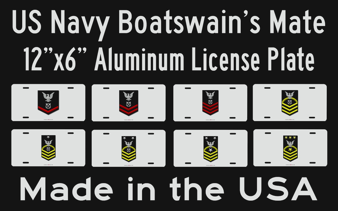 US Navy Boatswain's Mate BM Rank Insignia on a Etsy