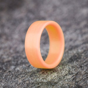 Orange Glow Dance Party Ring Orange Glow in the Dark Ring Neon Orange Glow Ring Orange Rave Ring
