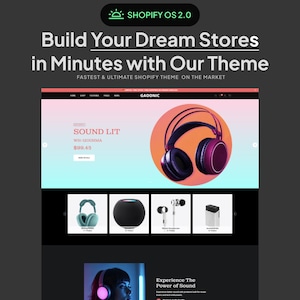 Kit tema per negozio Shopify di elettronica e gadget / Sezioni Shopify personalizzabili / Download immediato