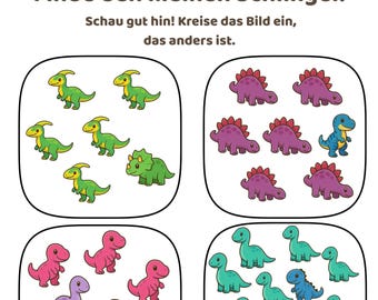 Hoja de trabajo sobre el dinosaurio alemán que no encaja (PDF)