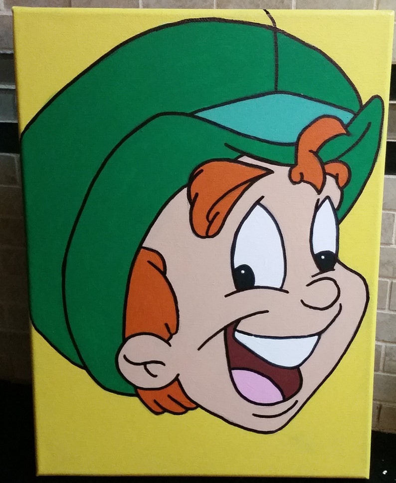 Lucky Charms Guy Original Acrylic Painting Hand Painted Etsy