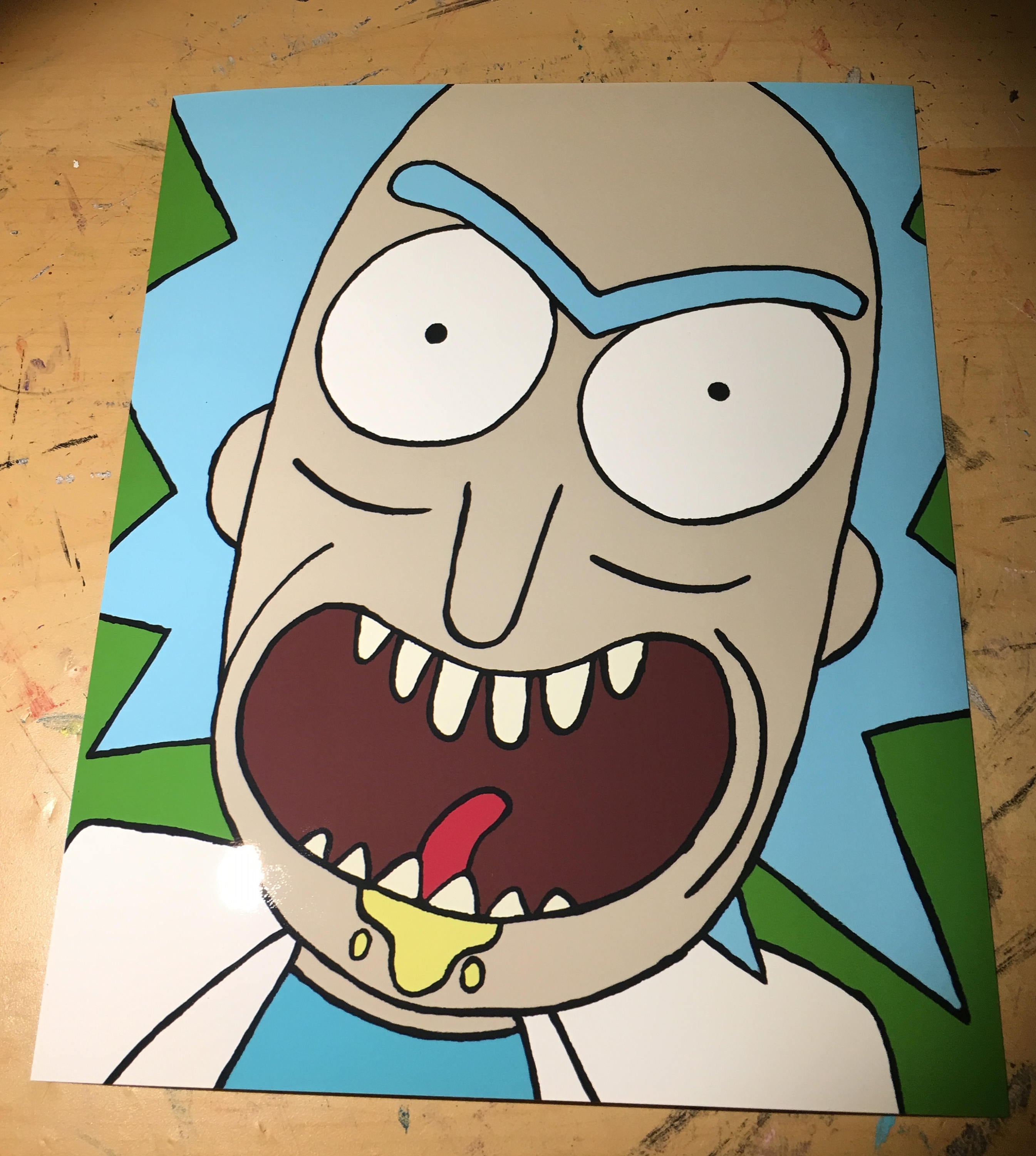 rick and morty angry giant head rick and morty angry giant head