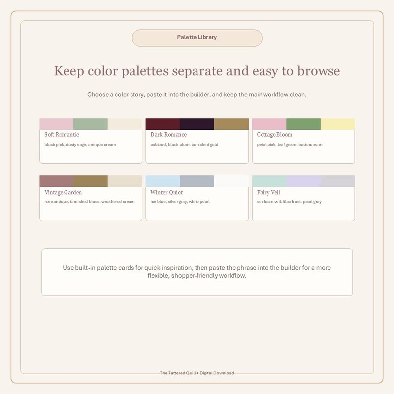 Junk Journal Prompt Builder HTML Tool, Midjourney Tool, Browser Based Digital Download, For Beginners image 4