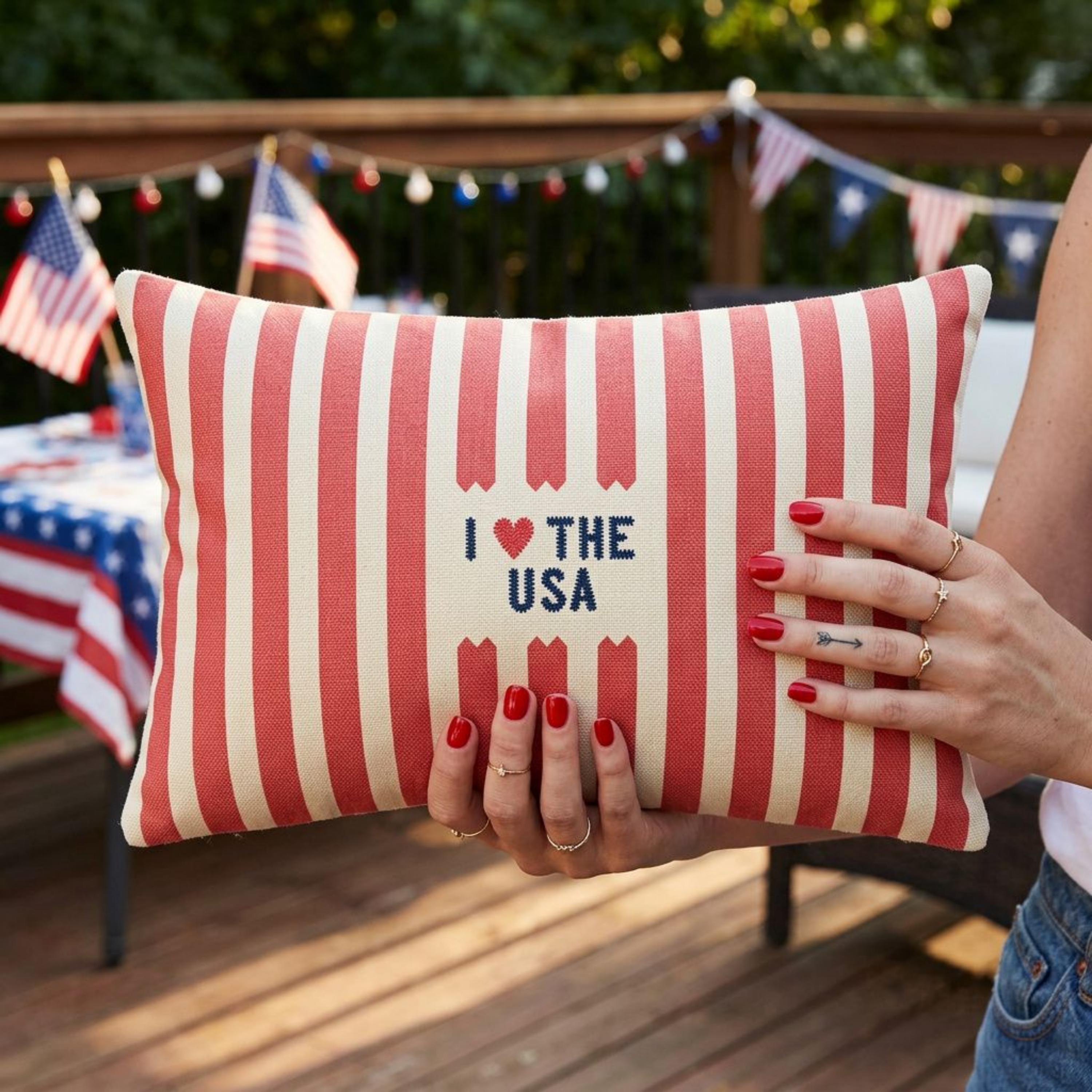 Ralph Lauren Flag Pillow - Etsy