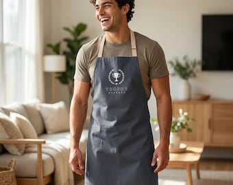 Trophy Husband Apron | Fathers Day Wedding Anniversary Gift