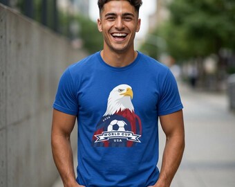 USA World Cup Soccer Tee | 100% Cotton