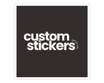 Transparent Die-Cut Logo Sticker Transparent Outdoor Sticker | Weatherproof Vinyl Decal