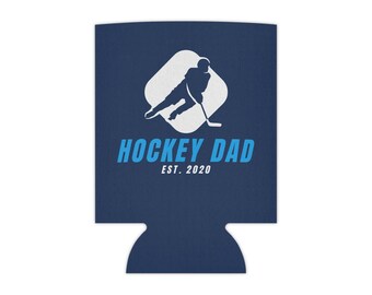 Hockey Koozie | Hockey Dad Can Cooler | Insulated Koozie, Fathers Day