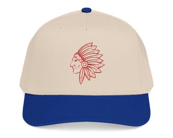 Embroidered Team Mascot Mid Profile Baseball Cap