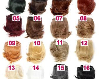 Short Doll Hair for DIY Doll Making, Re-rooting, Custom Dolls & Craft Projects