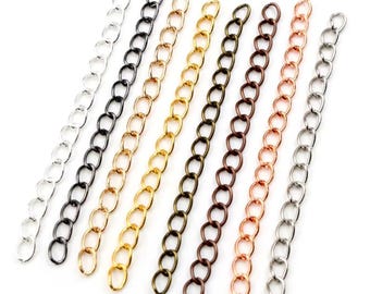 50 rallonges de bijoux, rallonges de collier et de bracelet