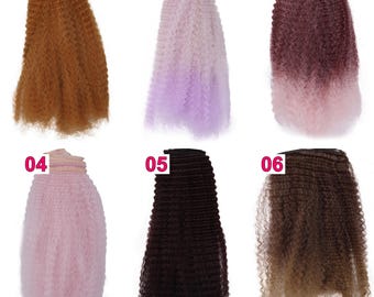 Curly Doll Hair for DIY Doll Making, Re-rooting, Custom Dolls & Craft Projects
