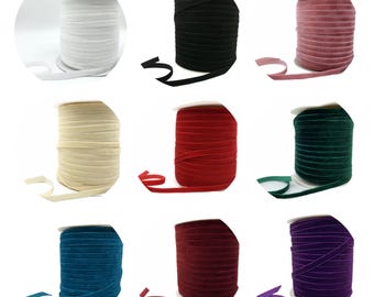 Aksamitna wstążka do majsterkowania, pakowania prezentów, szycia, kokardek do włosów i ozdób świątecznych