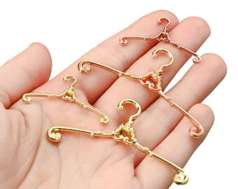 5pcs Miniature Hanger for Dollhouse Decor
