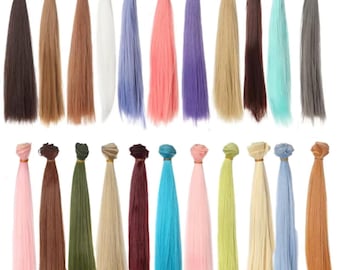 Straight Doll Hair for DIY Doll Making, Re-rooting, Custom Dolls & Craft Projects