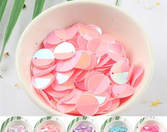 10g Round Paillettes Sequins with Hole for Sewing, Crafts, Costume Making & DIY Decorations