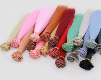 Straight Doll Hair for DIY Doll Making, Re-rooting, Custom Dolls & Craft Projects