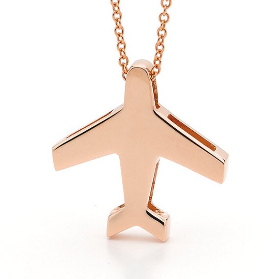 Argenton Design Contemporary Airplane Necklace