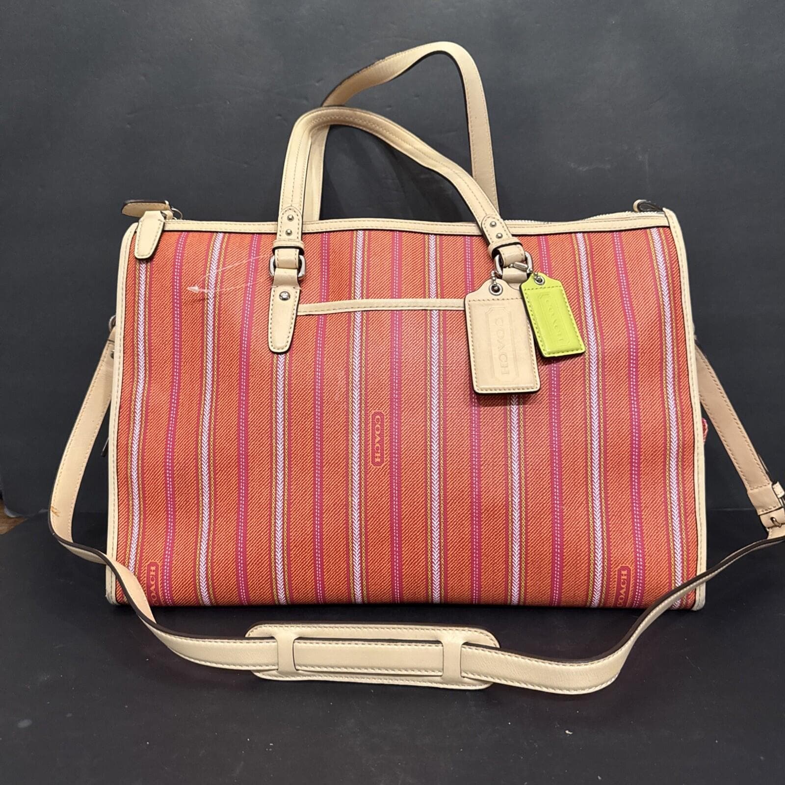 Coach Legacy Stripe - Etsy