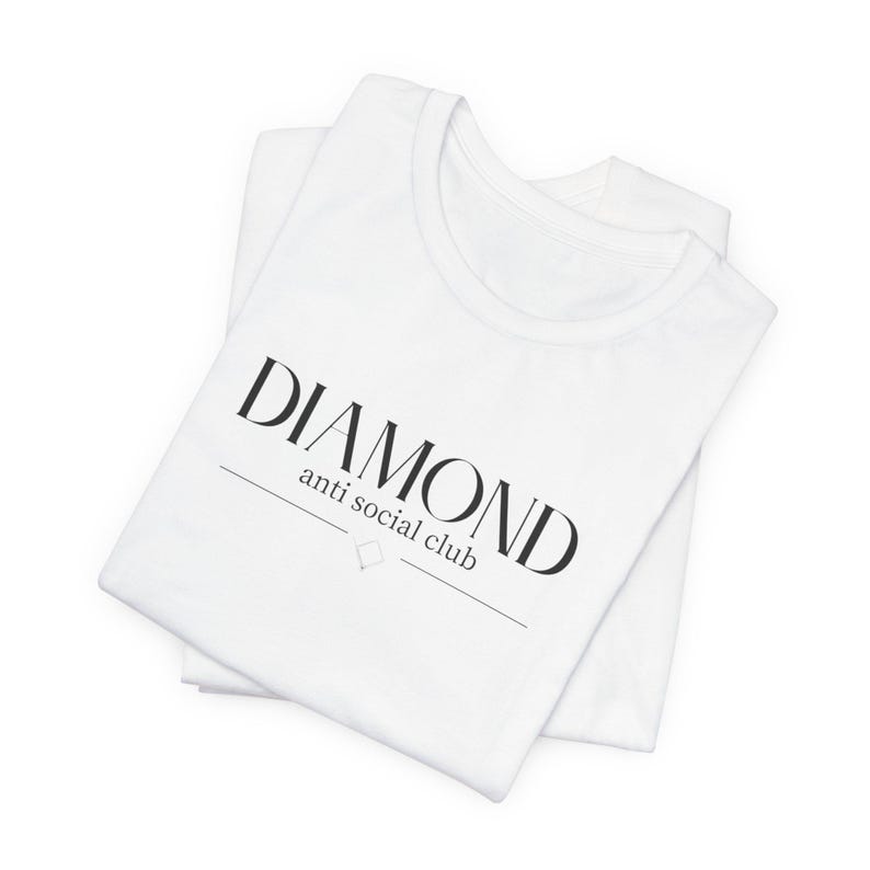 Diamond Anti Social Club tee | Graphic T-Shirt, Baseball Club image 6
