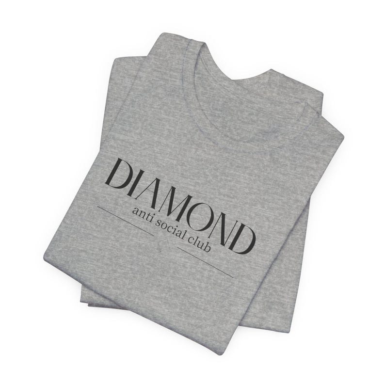 Diamond Anti Social Club tee | Graphic T-Shirt, Baseball Club image 7