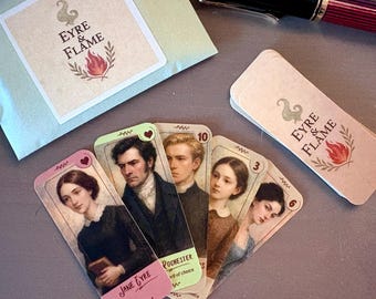 Eyre & Flame - a portable Jane Eyre inspired solo card game