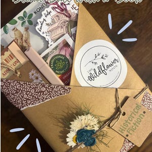 Deluxe Historical Fiction Romantasy Blind Date Book Set, Personalized Bookish Lover Gift