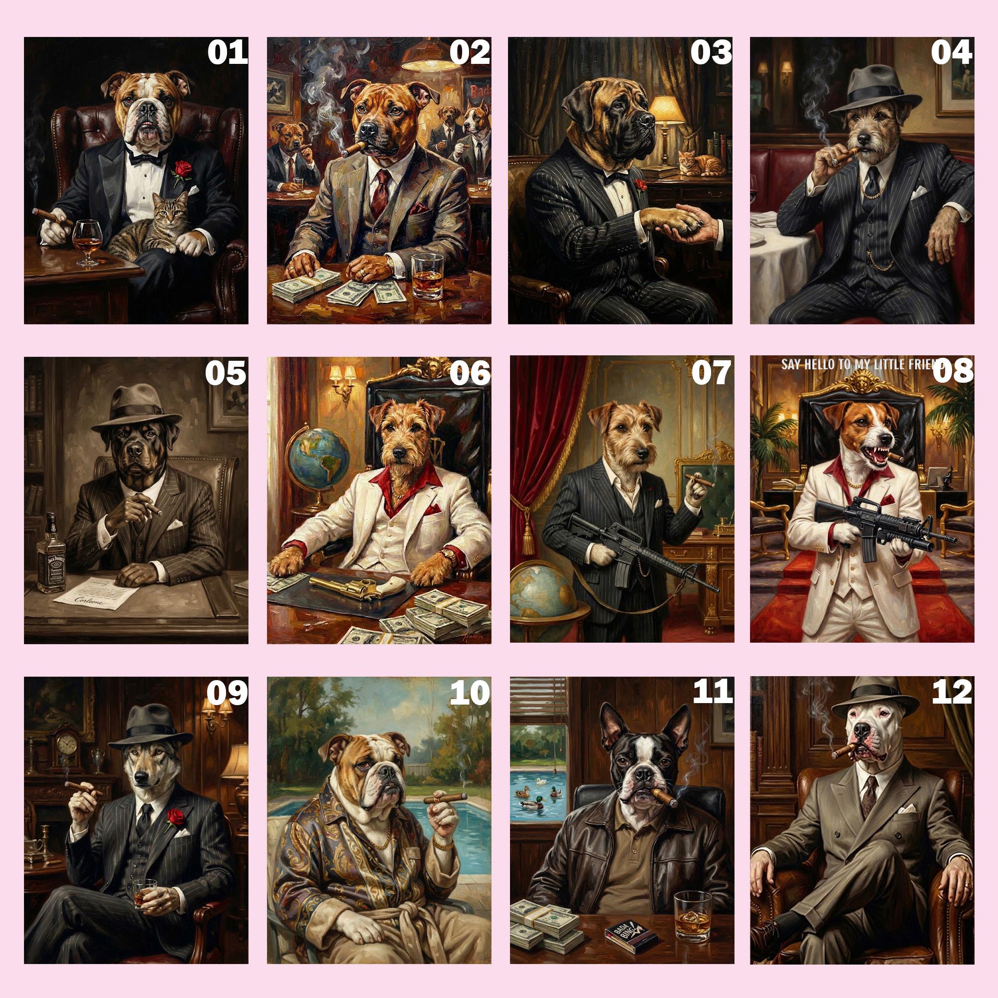 Custom Pet Portrait Canvas, Royal Renaissance Cat Dog Painting From ...