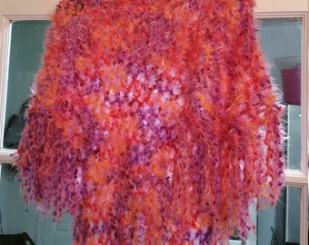 Poncho shawl | Etsy