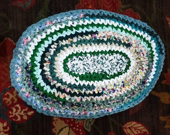 Crochet Rag Rug - Oval