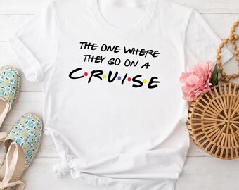 The One Cruise Tee: Funny Sitcom Style Matching Family Shirt