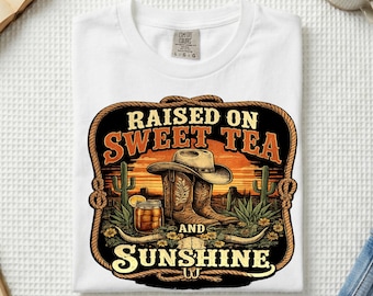 Comfort Colors® Sweet Tea Sunshine Shirt: Western Country Cowgirl Southern Tee