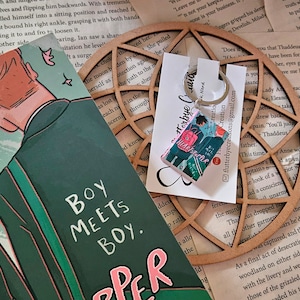 Mini Book Keyring/Bag Charm- Heartstopper