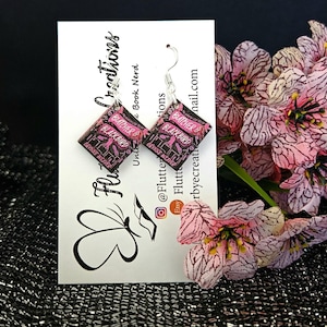 Mini Book Earrings - Butcher and Blackbird