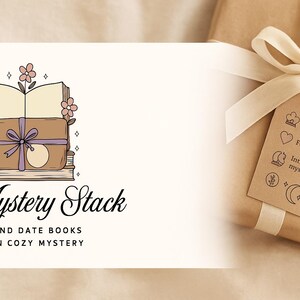 Blind Date Book Gift, Wrapped Mystery Novel for Book Lovers, Surprise Reading Gift, Curated Genre Selection, Cozy Bookish Present image 13