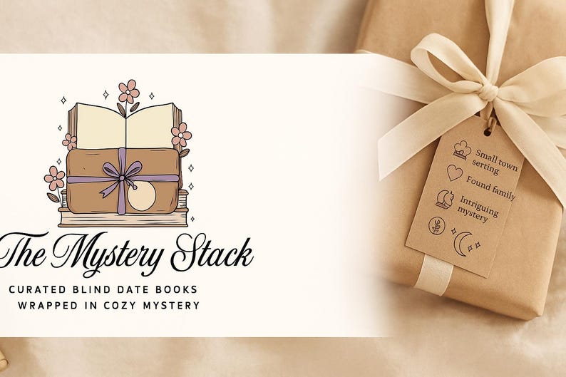 Blind Date Book Gift, Wrapped Mystery Novel for Book Lovers, Surprise Reading Gift, Curated Genre Selection, Cozy Bookish Present image 13