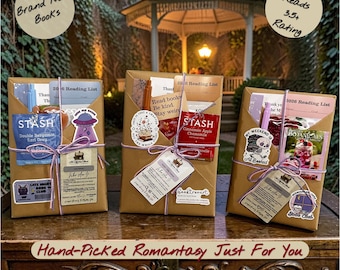 Romantasy Books Gift | Wrapped Mystery Novel Surprise | Romance Book Lover Present | Curated Genre Selection | Reader Blind Date Book