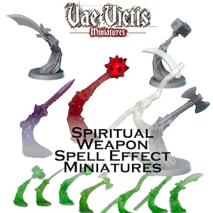Spiritual Weapon Miniatures | 32mm Printed Resin | by Vae Victis Miniatures