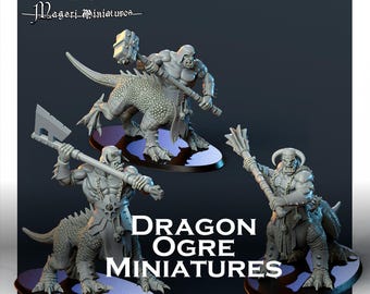 Dragon Ogre Miniatures | Printed Resin | by Magori Miniatures