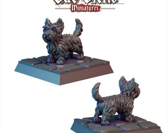Westie Dog Miniature | Printed Resin | by Vae Victis Miniatures