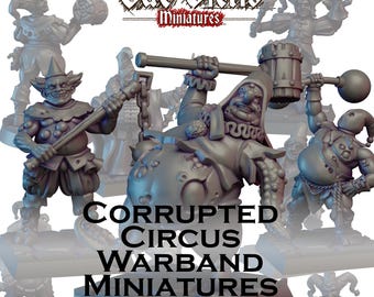 Corrupted Circus Miniatures | 32mm Printed Resin | by Vae Victis Miniatures