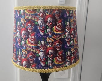Creepy Clown Lampshade | Horror Lamp | Horror Fan Gift | Halloween Lighting