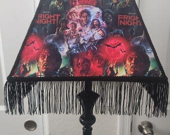 Fright Night Inspired Lampshade | Vampire Light | 80s Horror Movie Decor