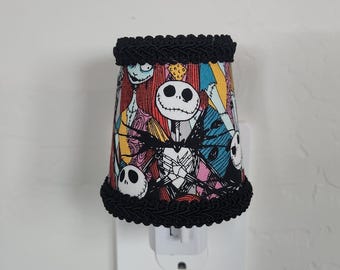 Lámpara de noche Jack & Sally / Romance gótico / Decoración de amor espeluznante / Lámpara de noche de Halloween / Lámpara de pareja adorable y espeluznante / Regalo gótico