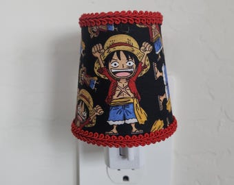 Luce notturna One Piece / Luce notturna anime / Decorazione Pirati di Cappello di Paglia / Luce per la stanza a tema manga / Regalo per otaku