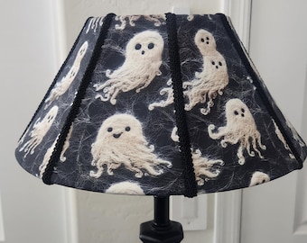 Ghost Lampshade | Spooky Web Decor | Haunted House Lighting | Ghost Lover Gift